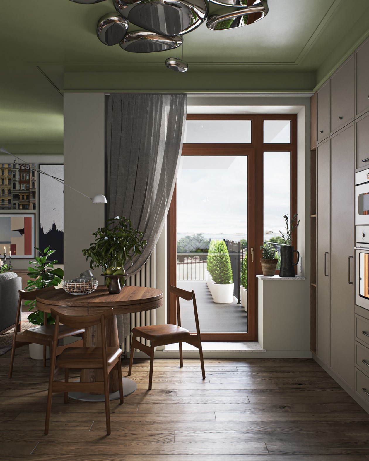 圣彼得堡 -98㎡混搭风公寓-5