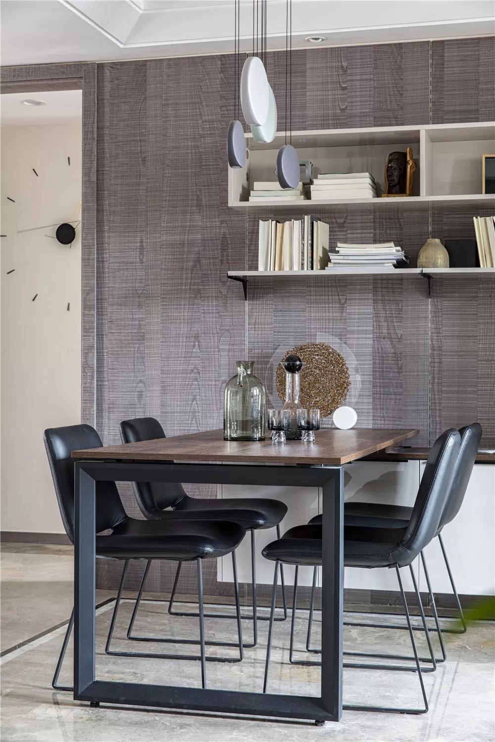 长江绿洲上的现代简约风精装房改造-25