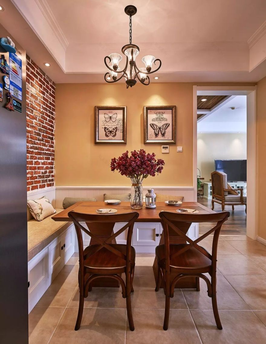 天津海逸长洲美式混搭风设计 | 金色的麦浪,轻柔的话语-28