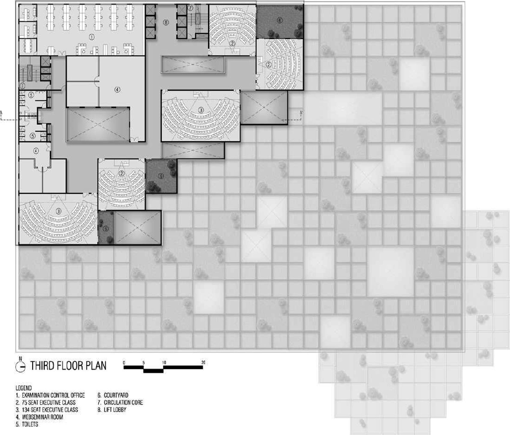 普瑞斯蒂吉大学丨印度印多尔丨Sanjay Puri Architects-54