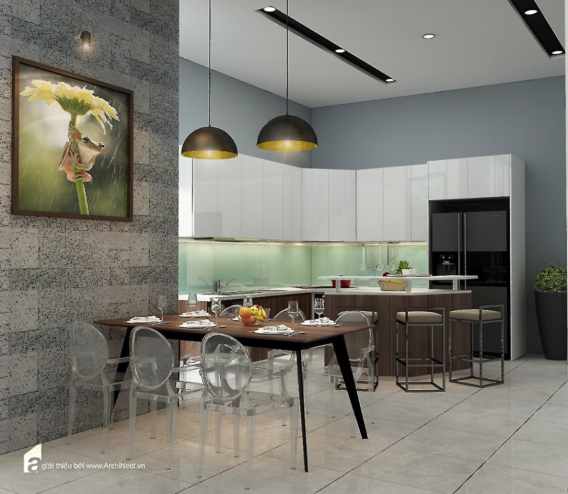 现代越南四层文化画廊设计-18