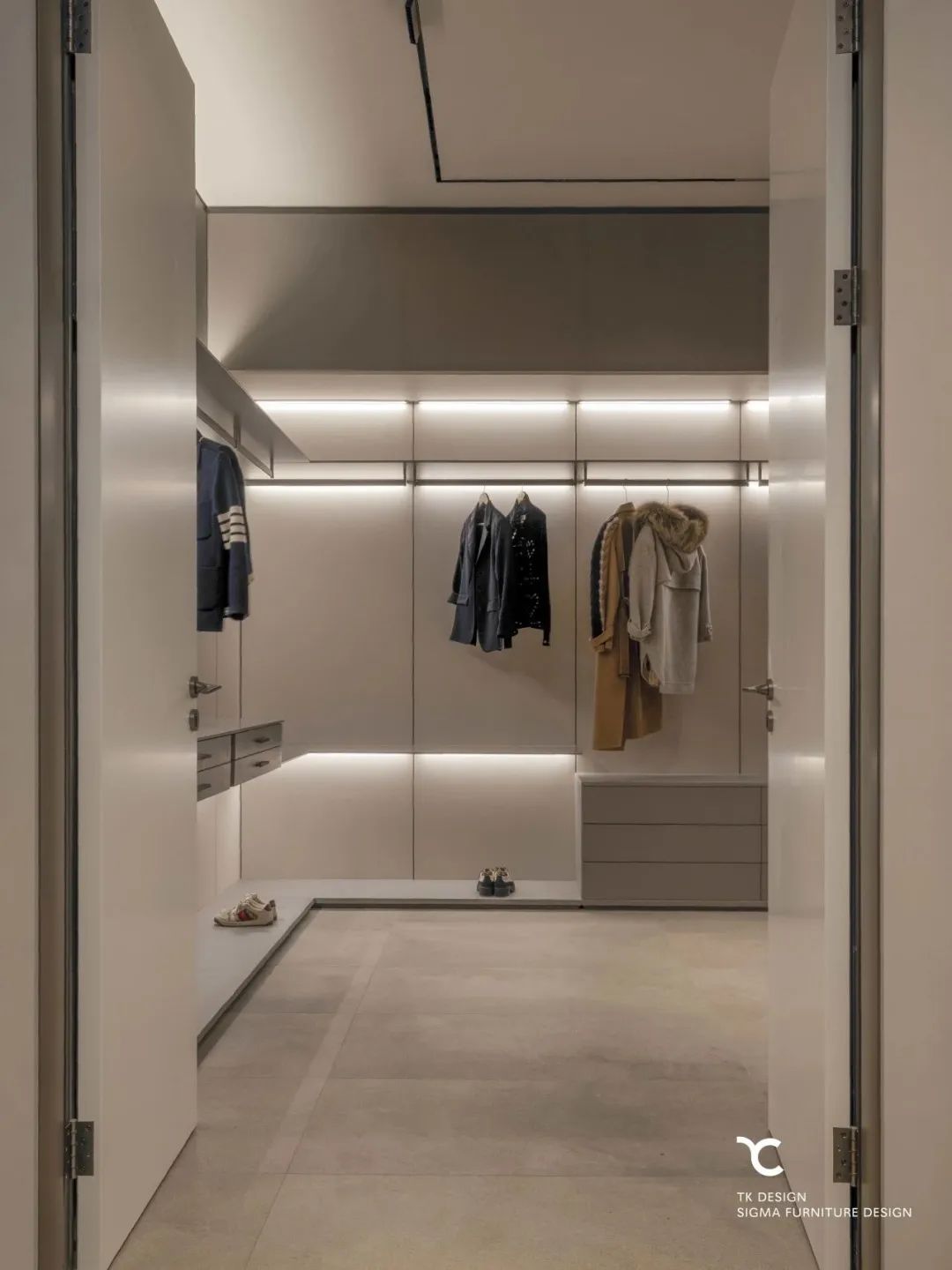 黑白灰的现代轻奢 · 龙悦湾别墅设计丨TK 设计&之和家居-86