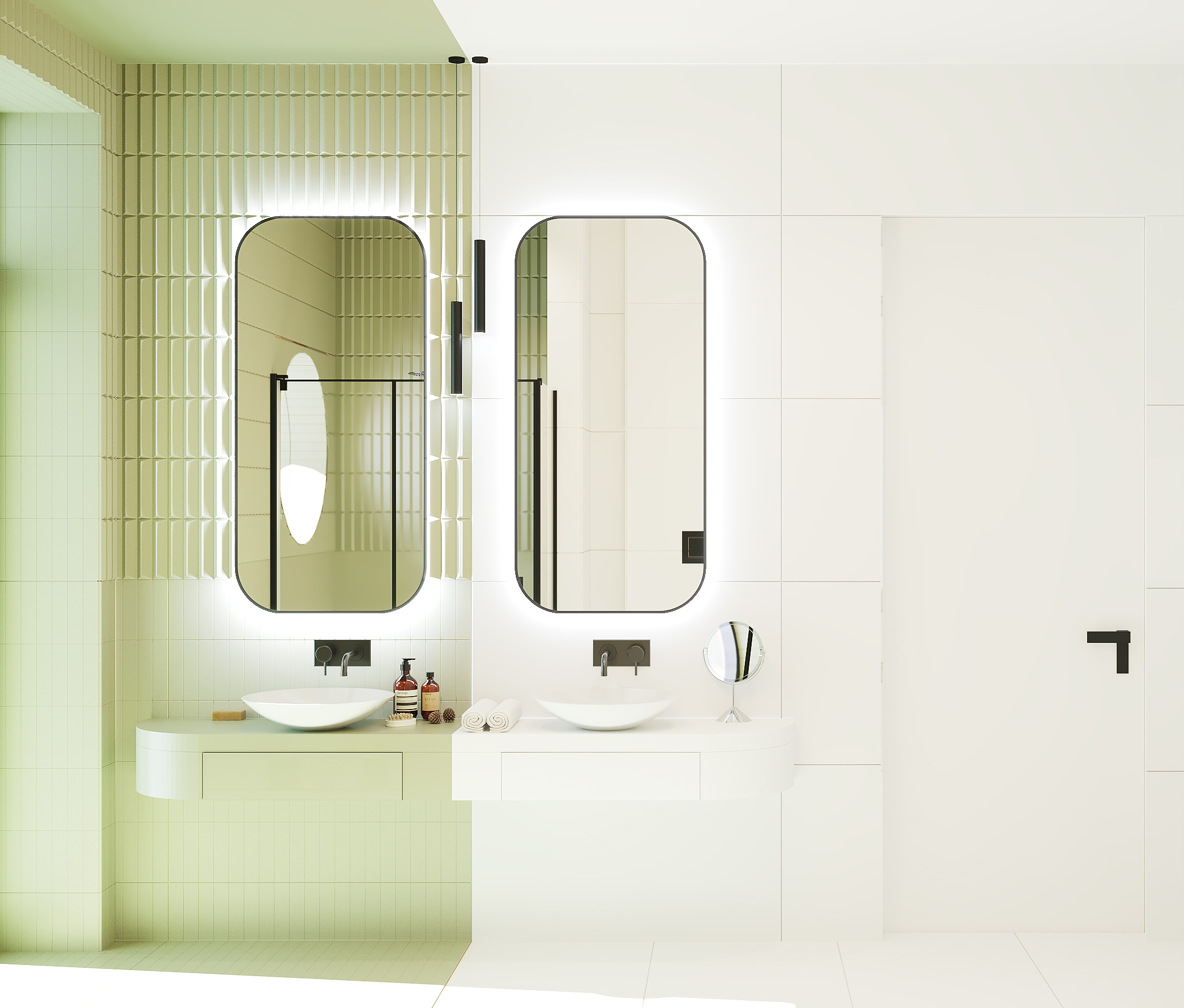 黑色版房屋室内装饰丨Golub Architects-69