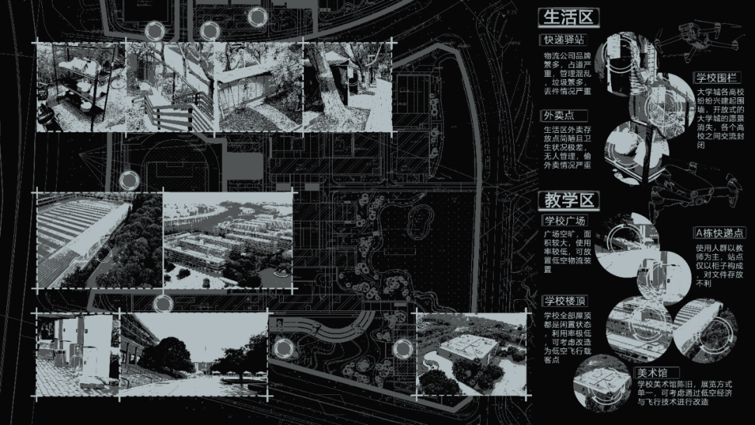 酷哦！广美学弟的惊人工作量！“炫技又不失造型功底”的广美荣誉奖毕设！极具未来感的设计：低空经济重构校园空间结构和未来生活图景！-51