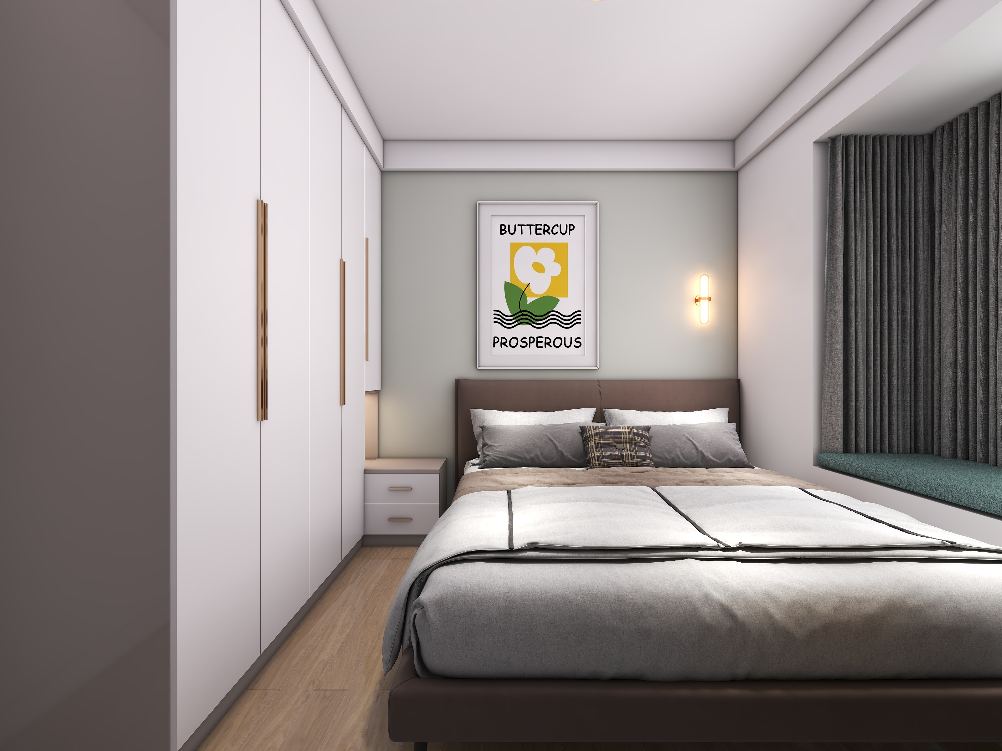 四川成都格兰玺城（113平方现代简约三居室）-37