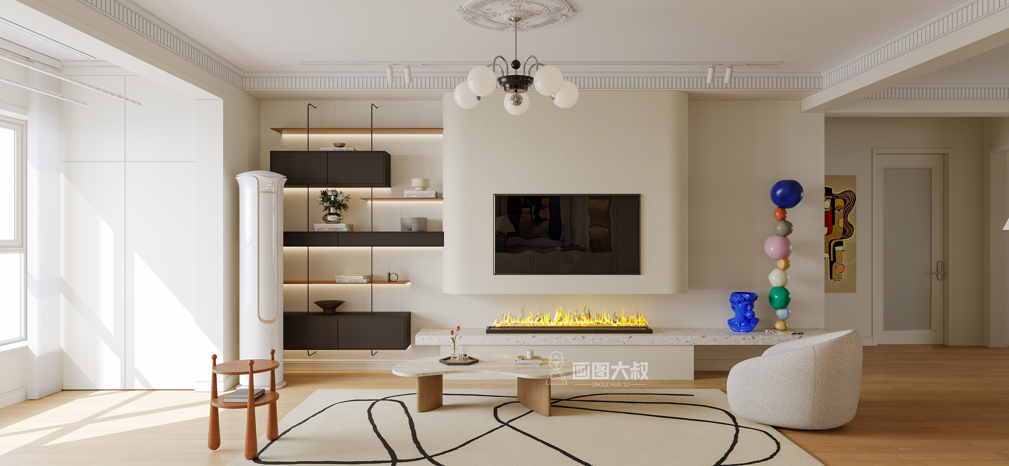 奶油风效果图-1