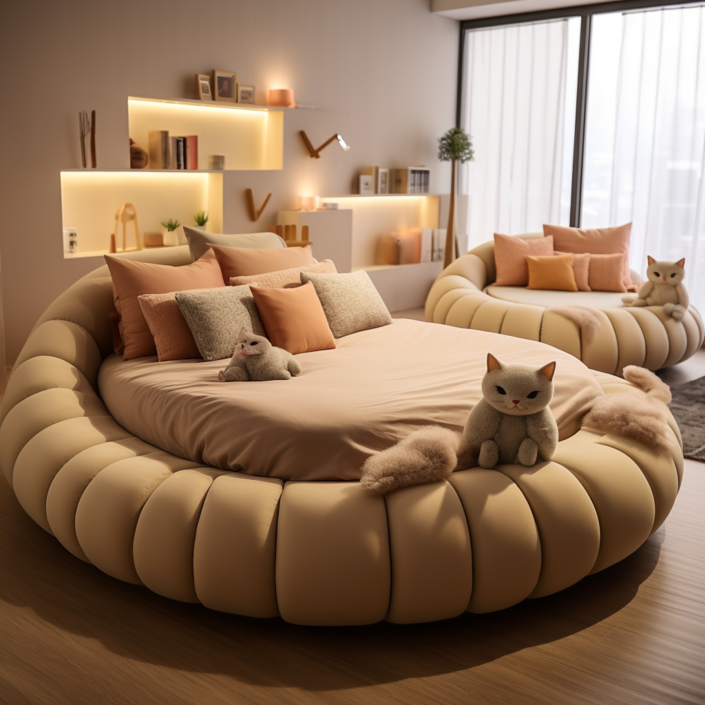 猫猫幻梦:仿生猫床卧室设计-6