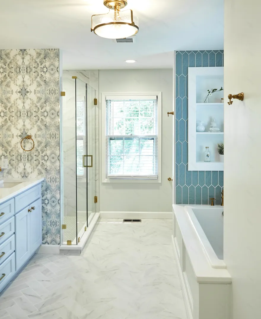 博德利小学浴室及门廊丨LU Design Build,设计师Jennifer Chapman-5