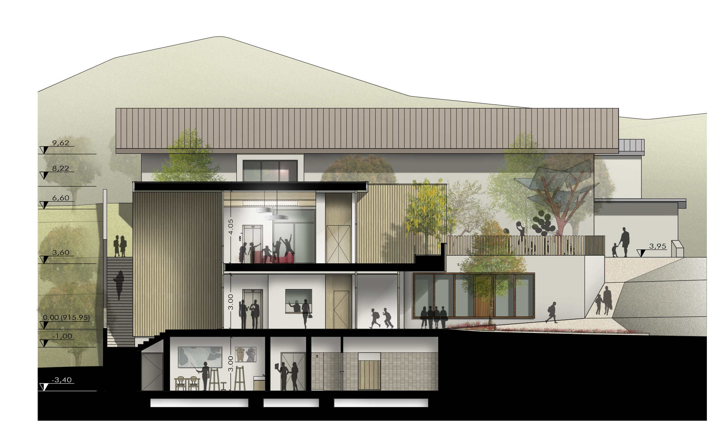 城市微气候下的幼儿园设计 | 灵活性与环保的共生-52