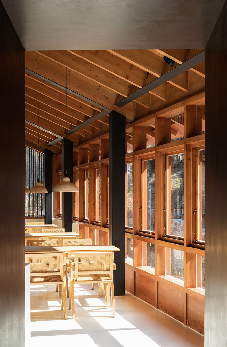 奉化栖霞坑发电站改造的溪边餐厅丨中国宁波丨尌林建筑设计事务所-127
