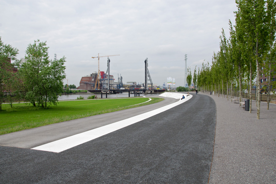 休闲道路公园Reiherstiegknie Hamburg-Wilhelmsburg-6