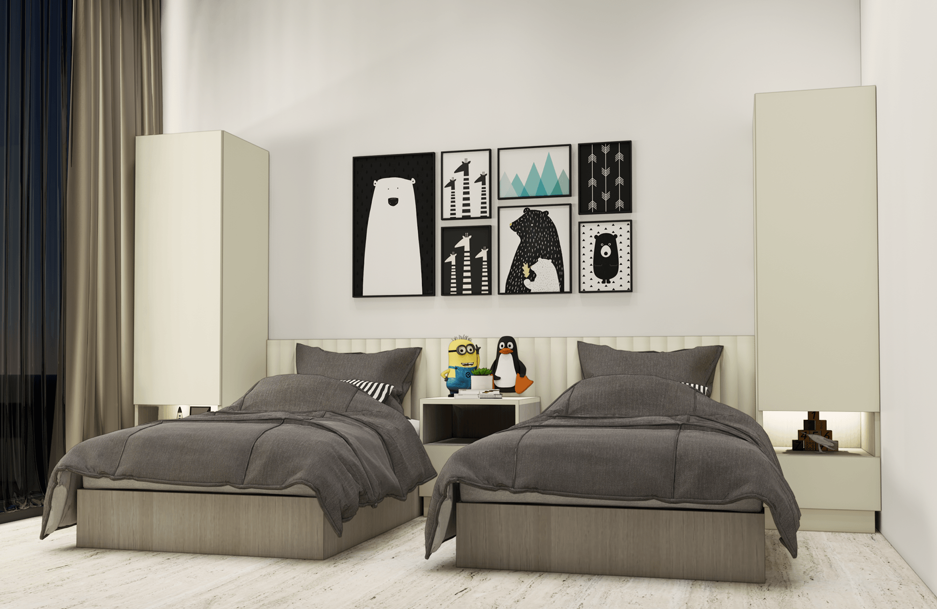 TV UNITS KIDS ROOM AND GUEST ROOM-2