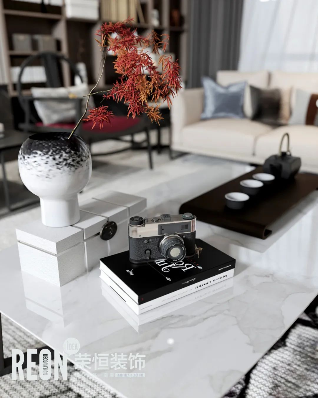 新黄浦花园 860㎡新中式风,演绎古风新魅力-0