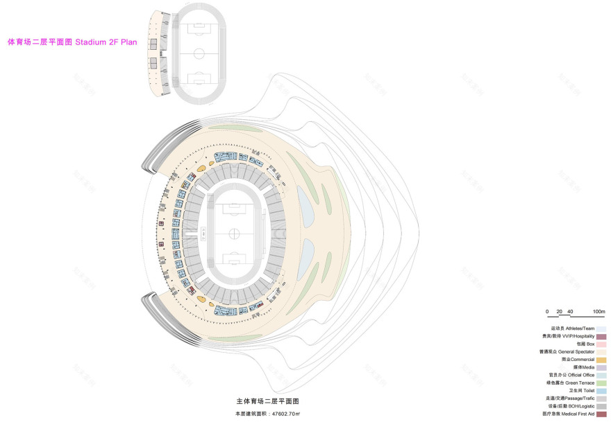 大湾区体育中心丨中国广州丨扎哈·哈迪德建筑事务所,广东省建筑设计研究院-105