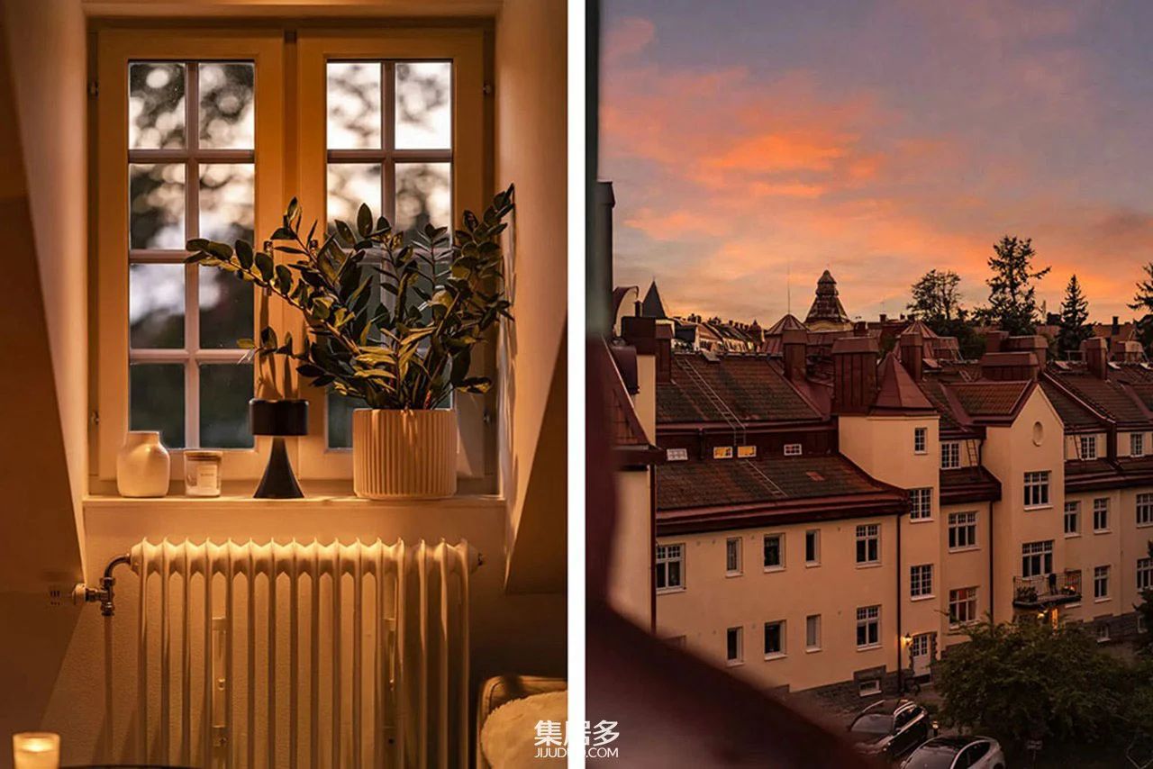 现代舒适家居:旧阁楼改造斯德哥尔摩新风尚丨瑞典斯德哥尔摩丨室内建筑师-9