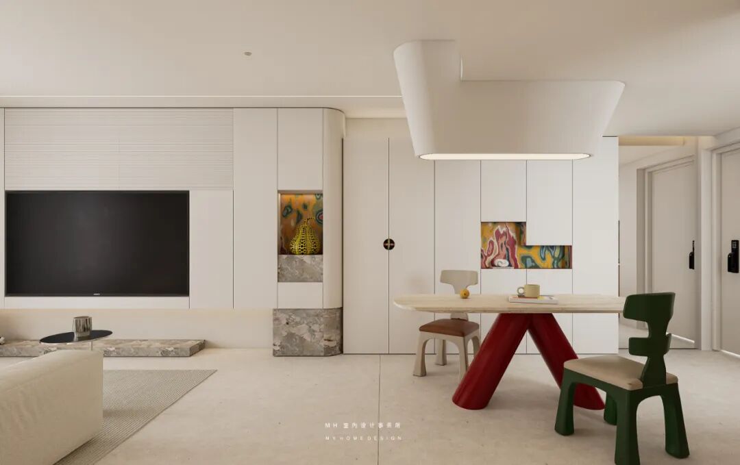 【首发】MH设计新作：渲染·多彩空间▏极致表达内心生活渴望-2