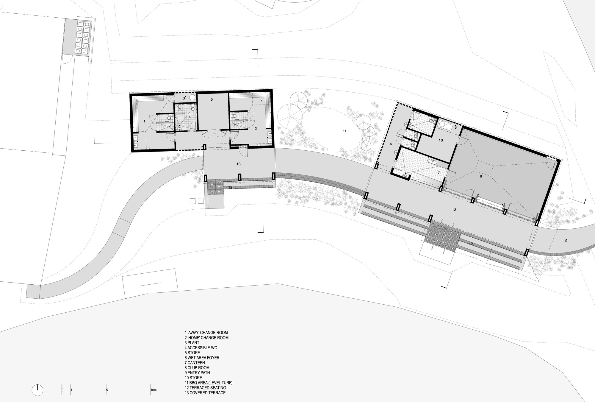 Kings Langley 板球俱乐部及设施丨澳大利亚新南威尔士丨Eoghan Lewis Architects-14