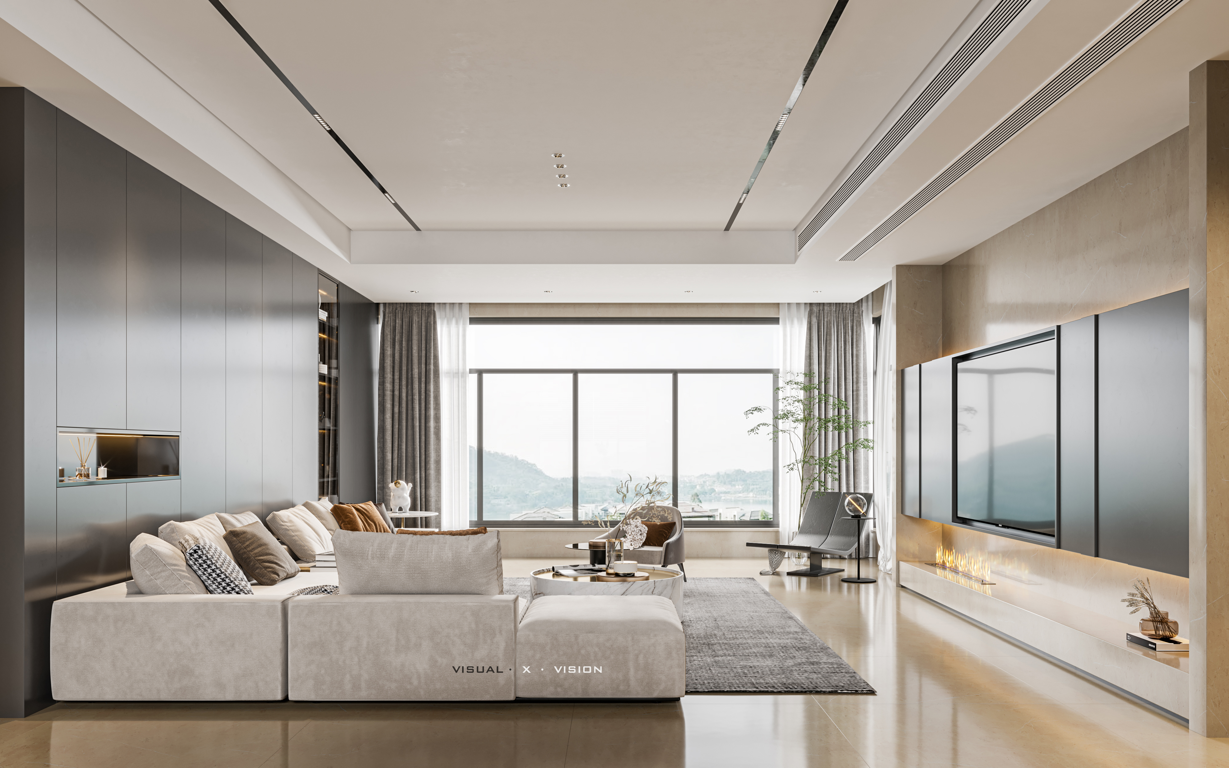 现代暖调家居设计，温馨舒适的空间艺术-9