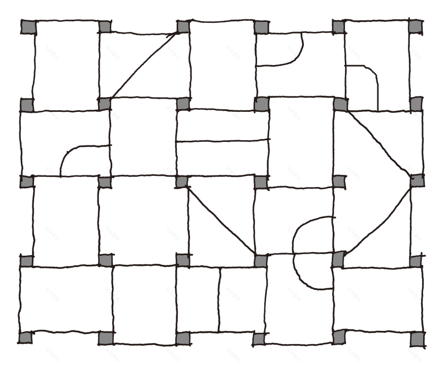 三日月坂公寓丨日本东京丨Hiroyuki Ito Architects-12