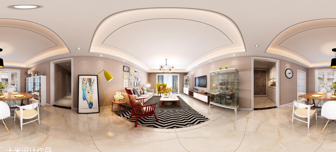 法式现代山海设计,十米温馨度假空间-8