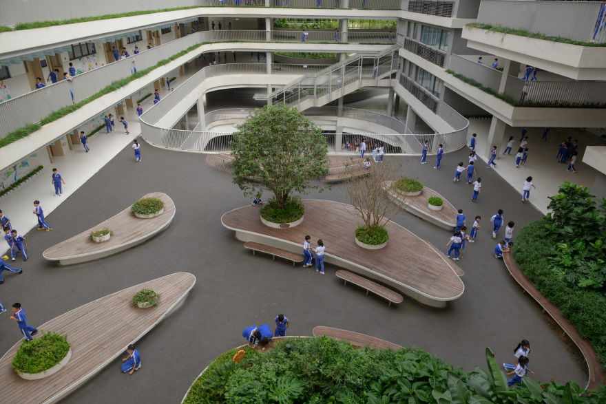 红岭教育集团 华富实验学校丨中国深圳丨大小景观,深圳市建筑设计研究总院有限公司,广州天泓-31
