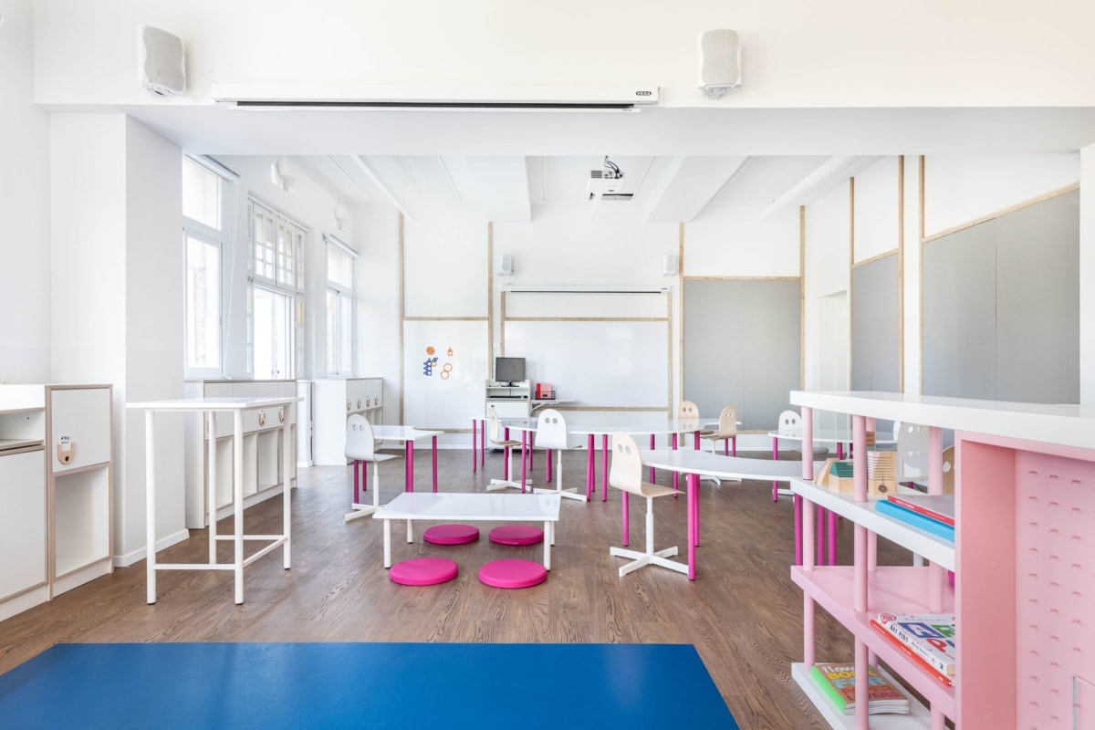 海法希伯来现实学校二年级教室设计丨以色列海法丨STEINBERG,,FISHER-13
