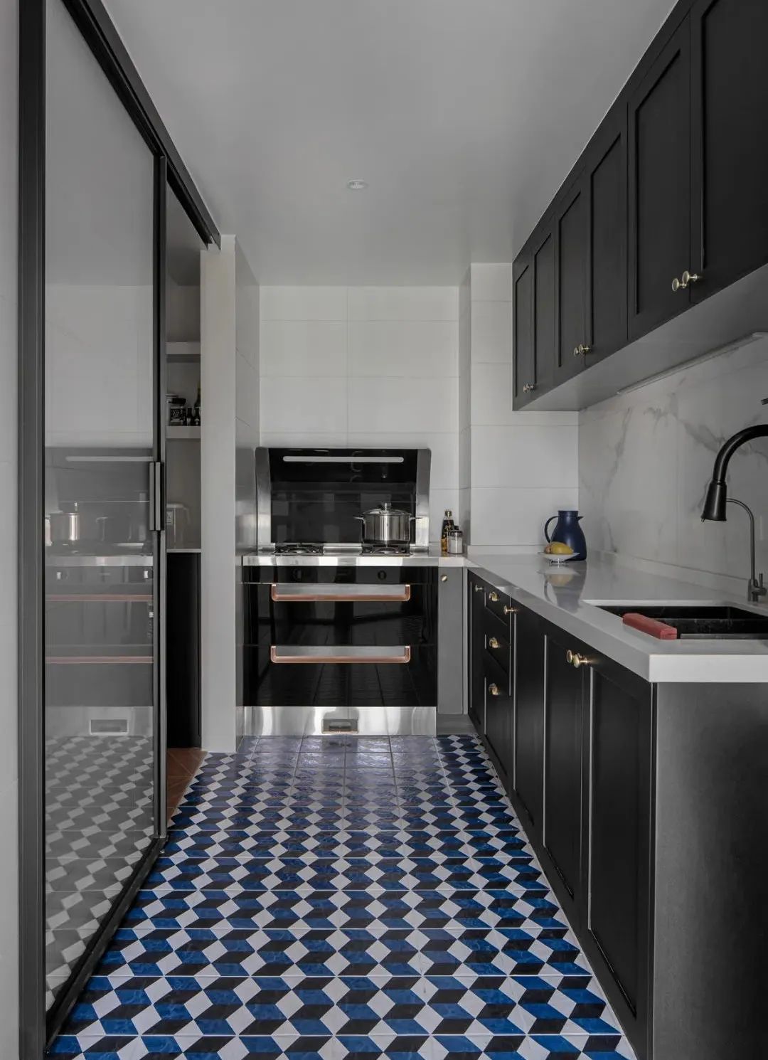 柔美复古风,79m²小两室婚房的精致设计-41