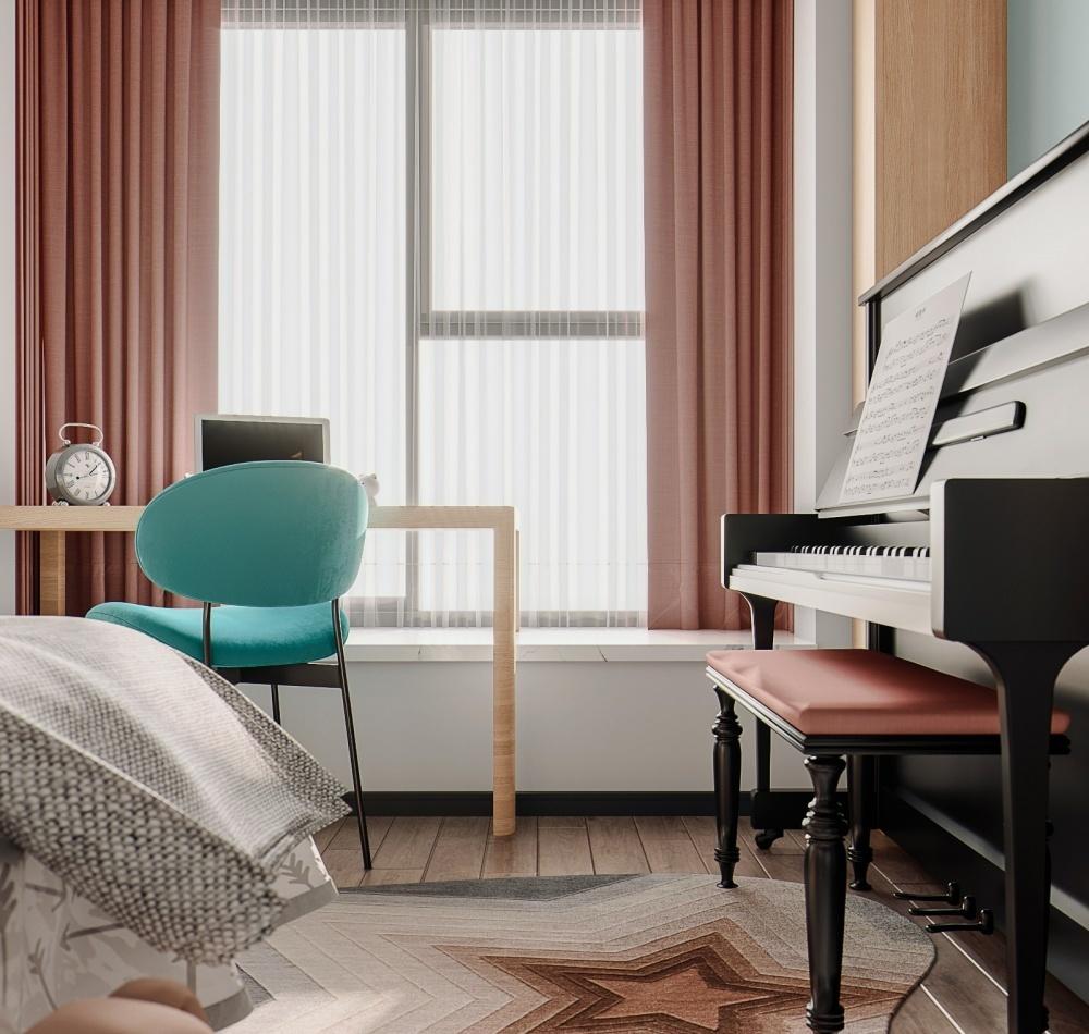 绿色调的温馨家居设计-24