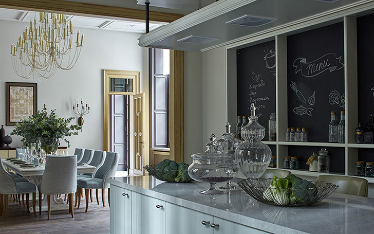 莫斯科奢华家庭别墅,现代英美风格大宅-17