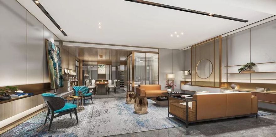 泰山院子样板间|东方风韵对空间的礼赞-0