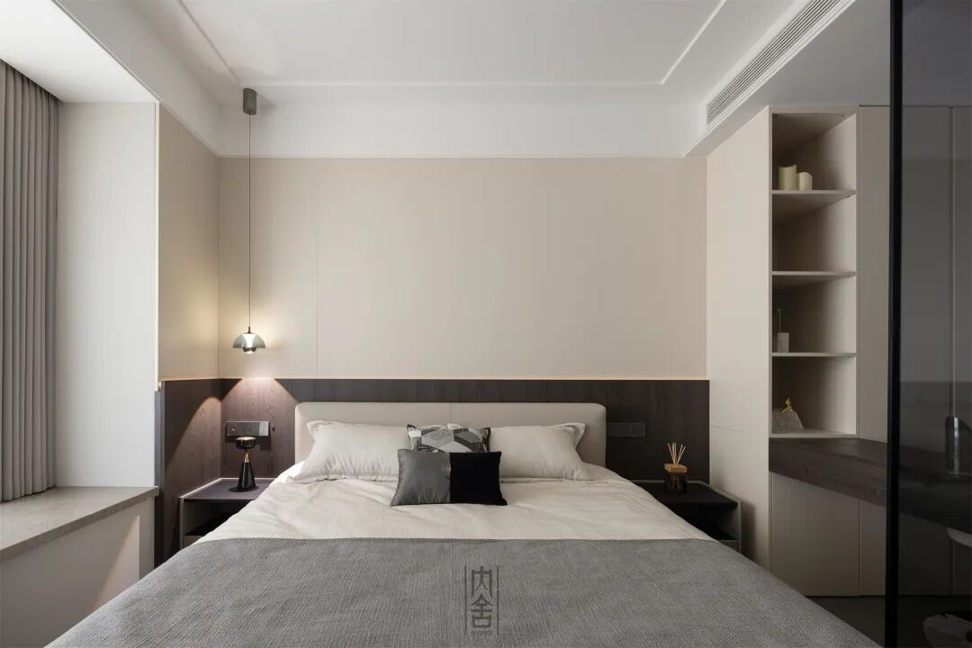 内舍软装丨179㎡现代意式，打破单调感，营造质感且高级的梦想家！-23