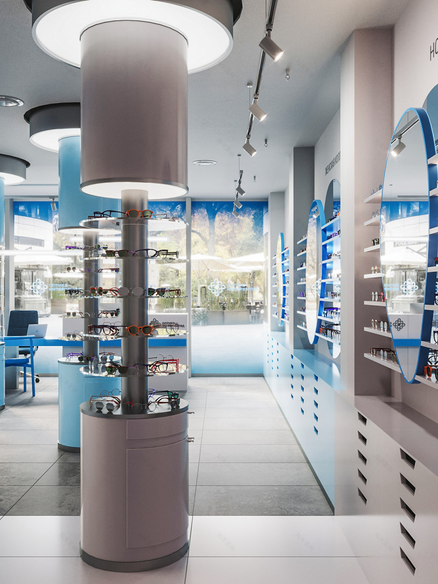 Interoptica 眼镜店室内设计丨俄罗斯鄂木斯克-11