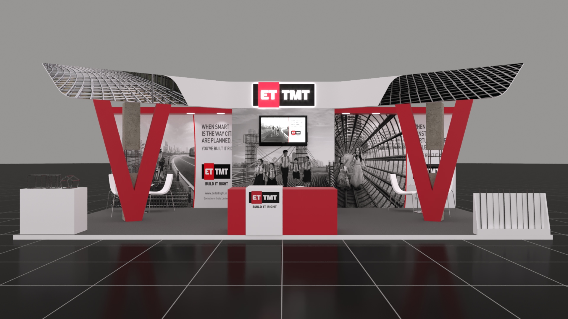 ET TMT Stall Design for Credai Expo-0