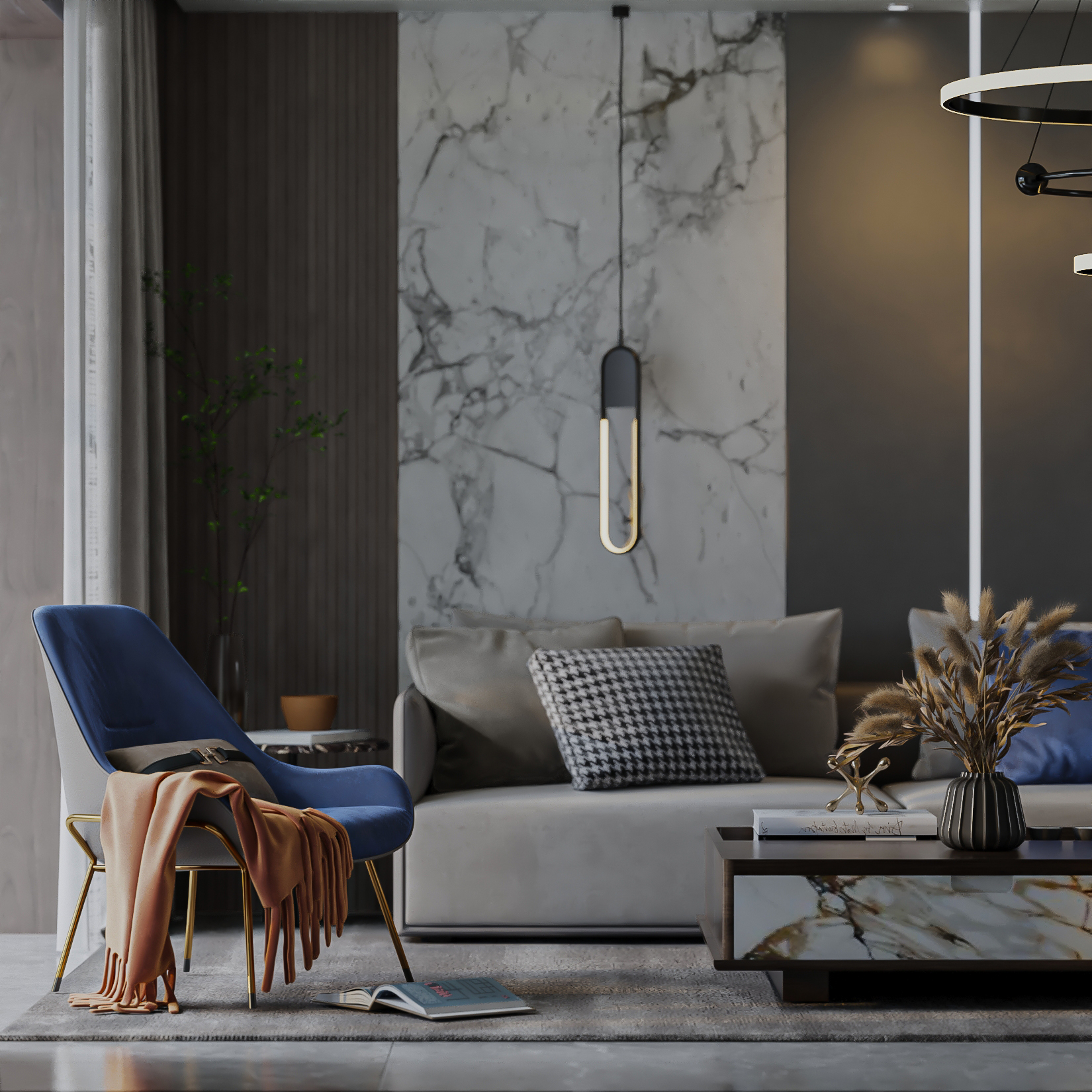 东方星座三居室设计丨小二不吃鱼-23