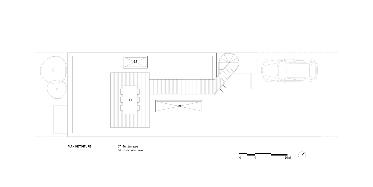 蒙特利尔 Plateau Mont·Royal 社区复式公寓改造-43
