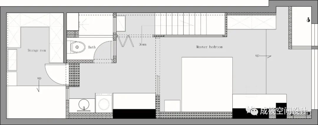 清新绿意 · 上海 LOFT 复古风公寓设计丨中国上海丨成筱设计-30