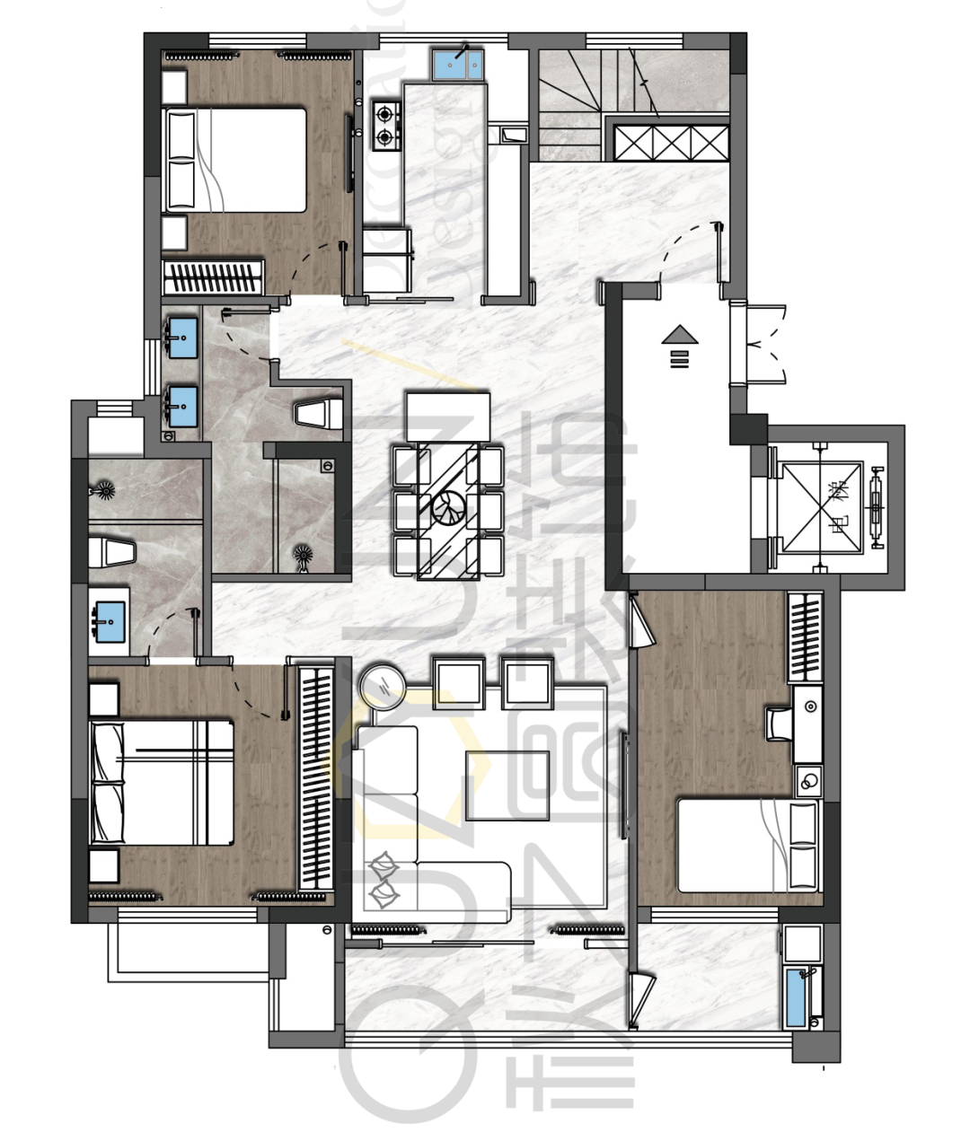 常州格拉美西复式公寓设计方案解读-30