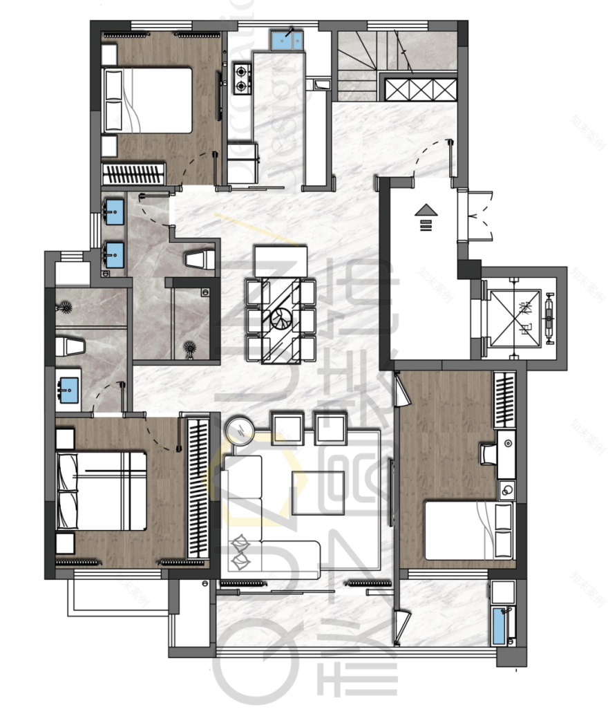 常州格拉美西复式公寓设计方案解读-30