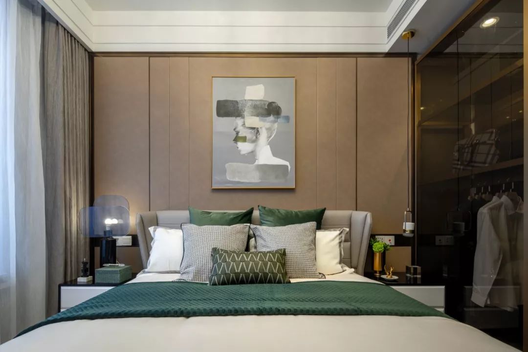 岛城绿如蓝——派尚设计青岛卓越·维港样板房-50