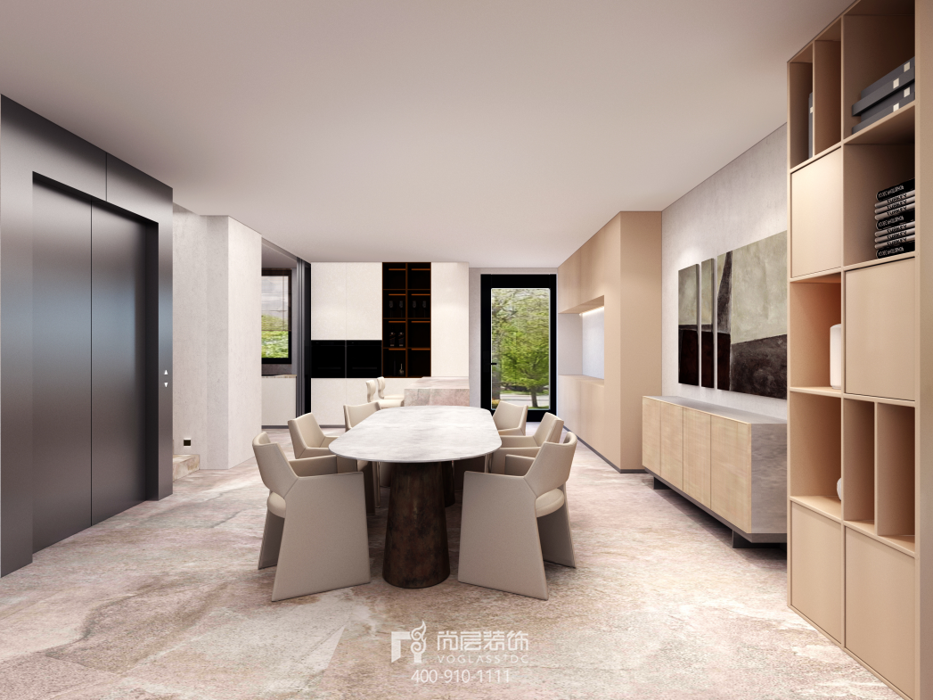 全案整装｜360㎡诧寂风，诠释不完美的完美-38