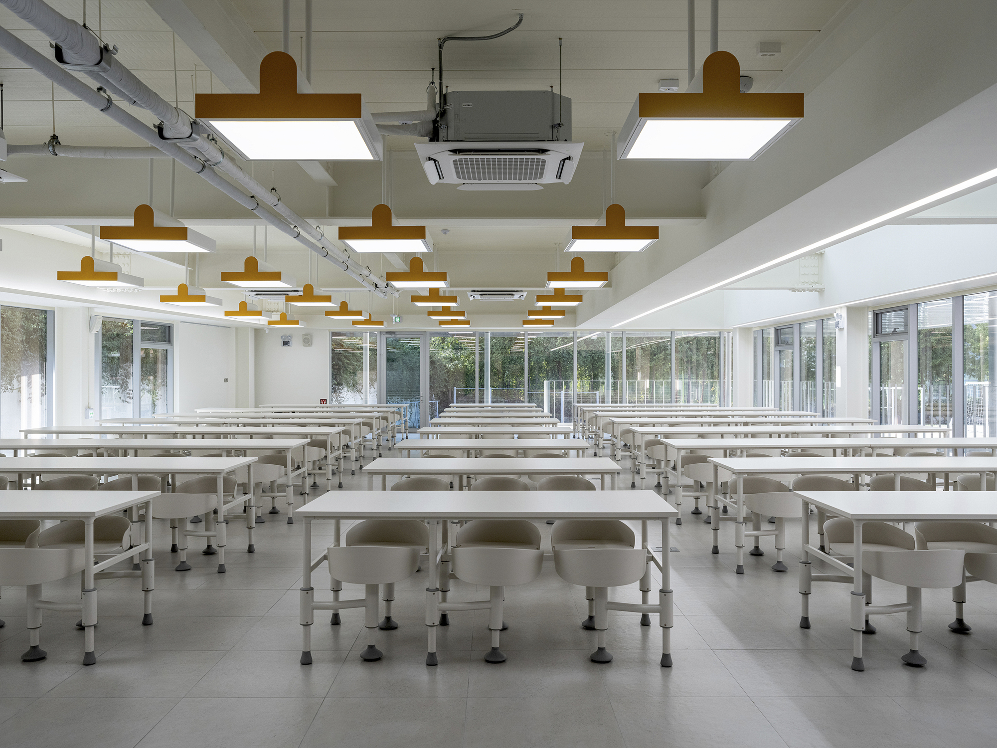 Mirae High School of Science & Technology Cafeteria Extension 高中学校食堂丨Bare Ground Architects-36