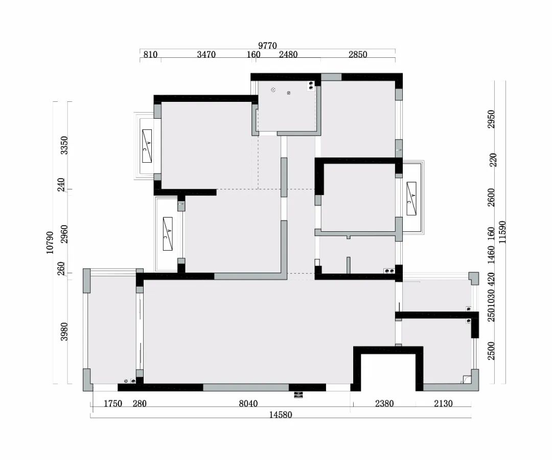 丰升德润小区 140 平现代美式住宅设计-42