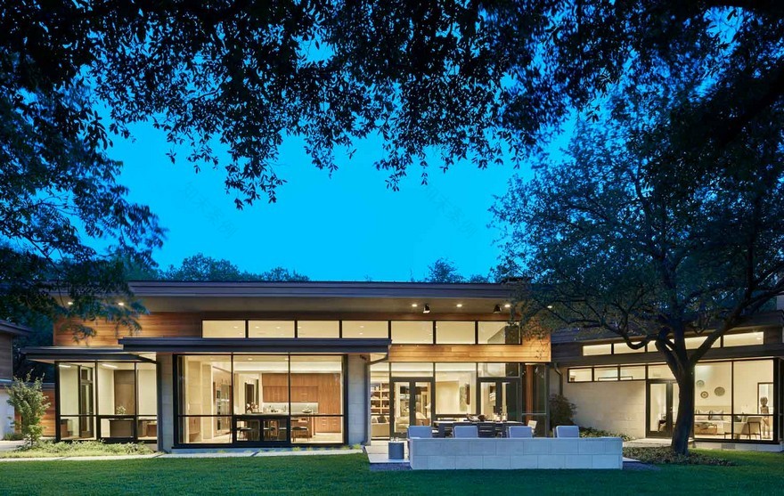 达拉斯弯树住宅 | 自然与设计的完美结合-24