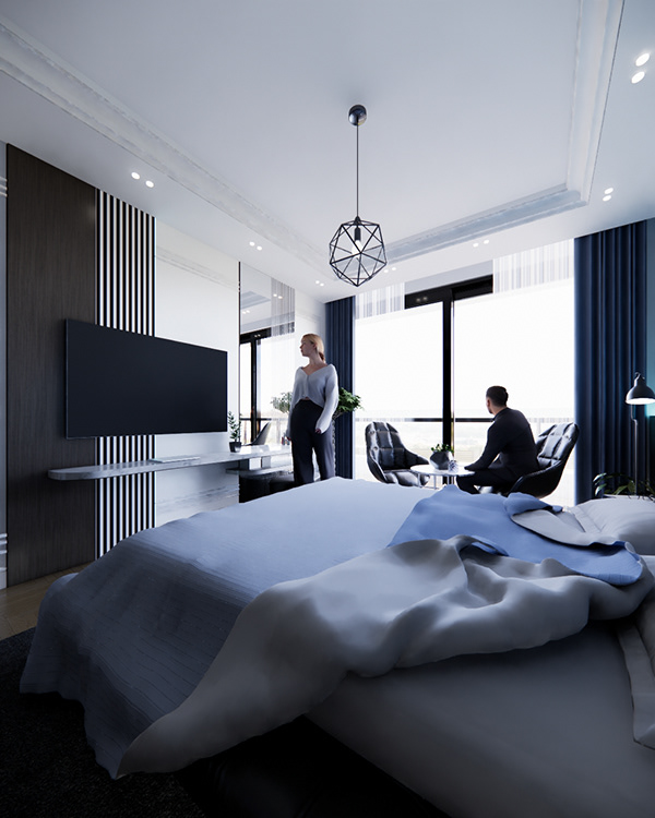 主卧室设计丨阿尔及利亚丨SAHLI FATEN-10