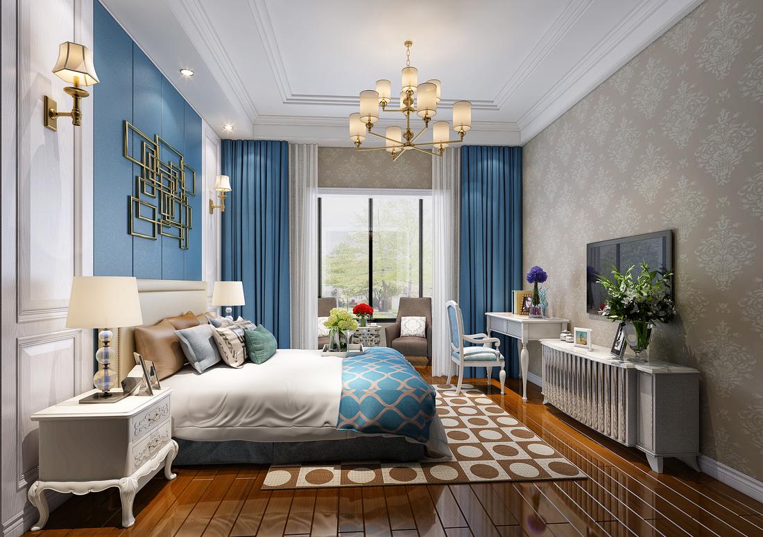 简欧风别墅设计 | 会客厅、影音室、次卧、主卧、茶室-4