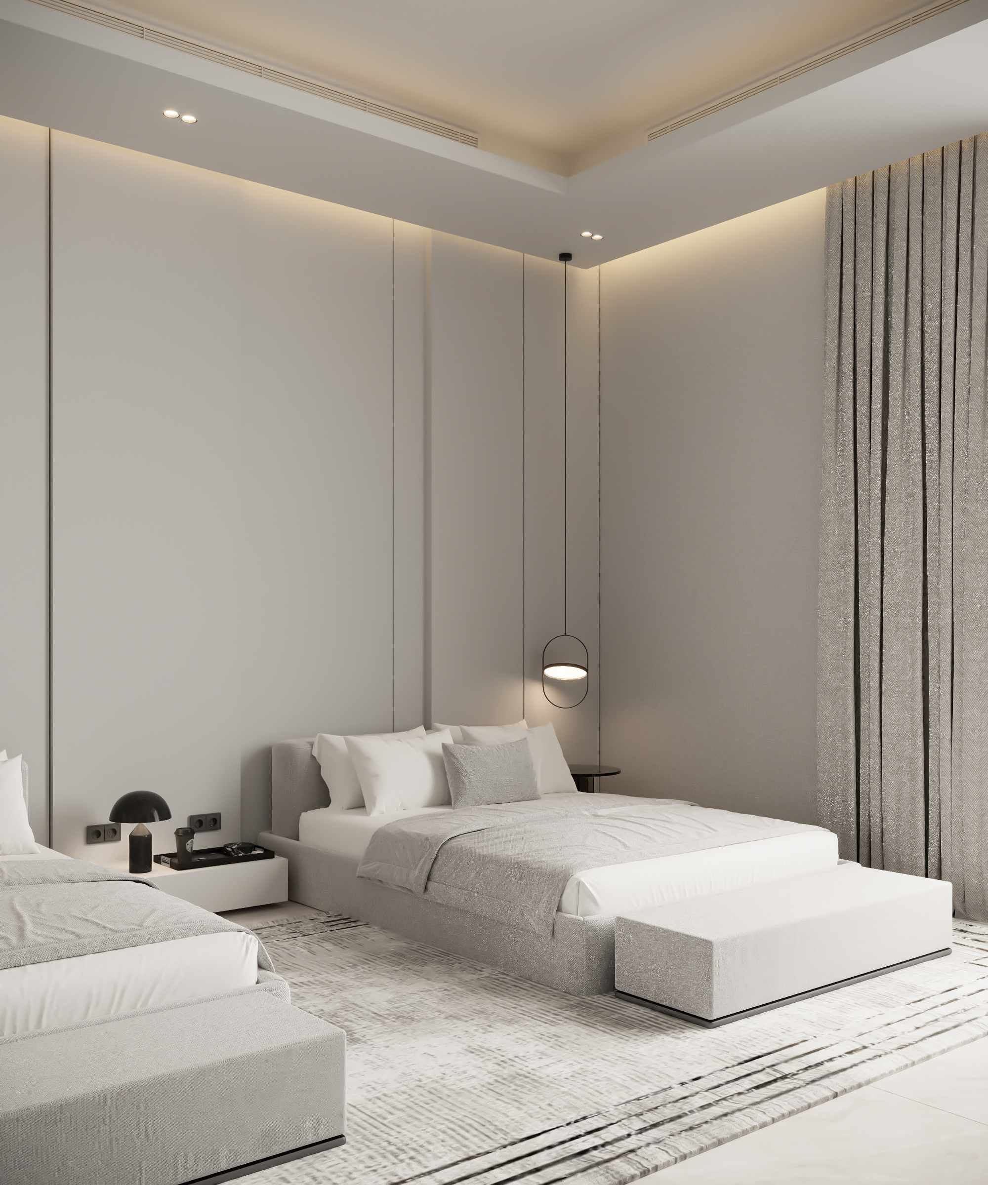 MININMAL DOUBLE BEDROOOM-3