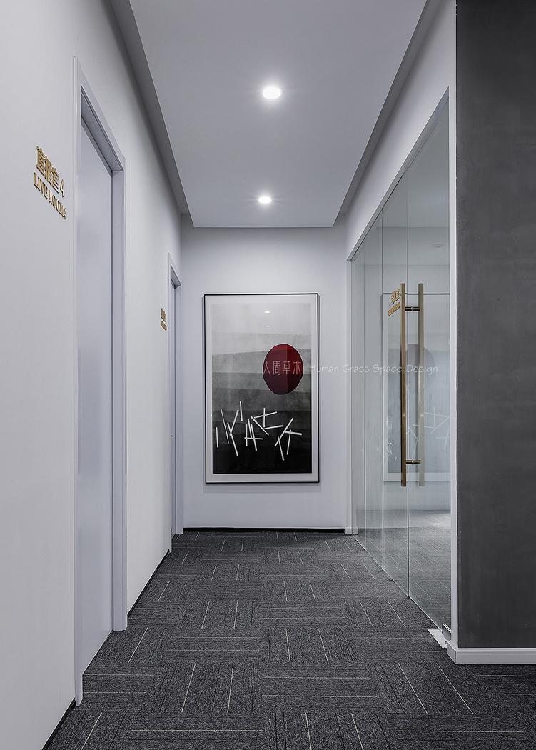 科技雅韵·简约办公空间设计-16