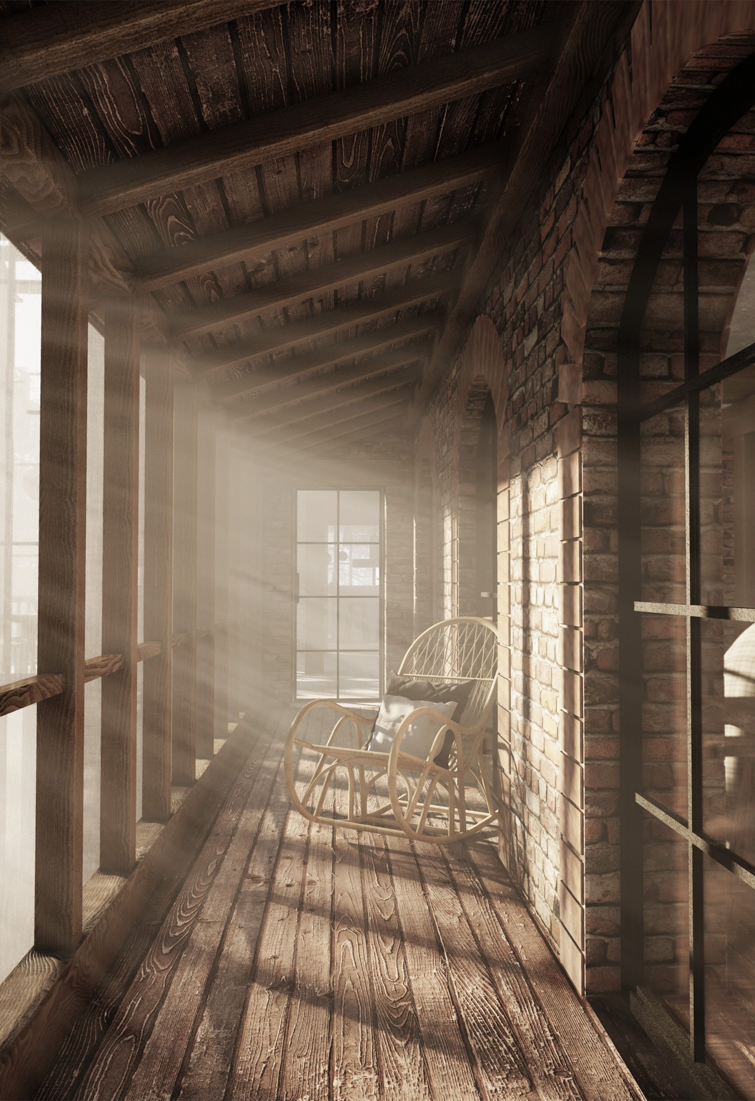 Kula  Młyn村磨坊改造为收养家庭住宅丨格但斯克美术学院室内建筑系Weronika Kuźma-47