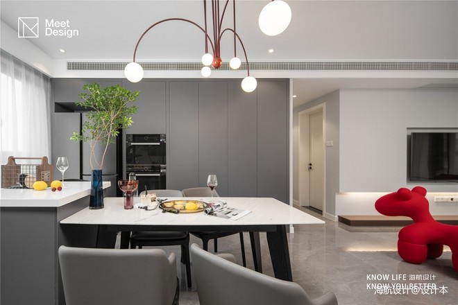 四居及以上140平米装修案例（时尚理性现代范儿×古灵精怪“孟菲斯”）丨中国常州-22