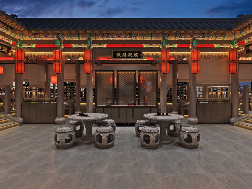 贾五熬鱼店铺室内设计-29